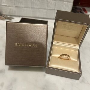SOLD - Bulgari Serpenti Viper Ring, Rose Gold, 54